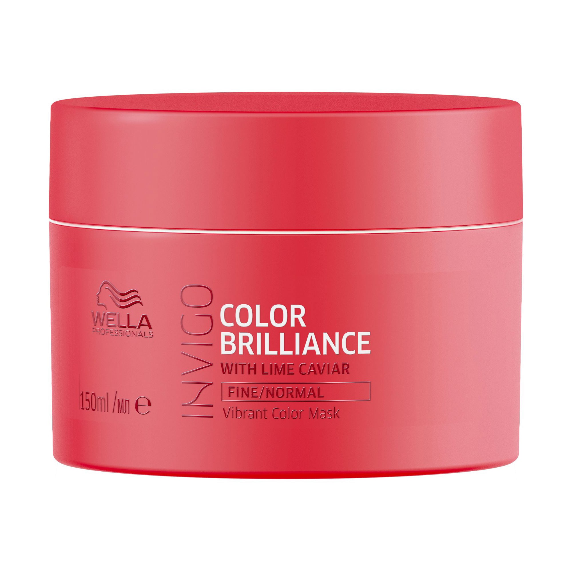 Маска Wella Professionals Invigo Color Brilliance для яскравості пофарбованого нормального та тонкого волосся, з лаймовою ікрою, 150 мл